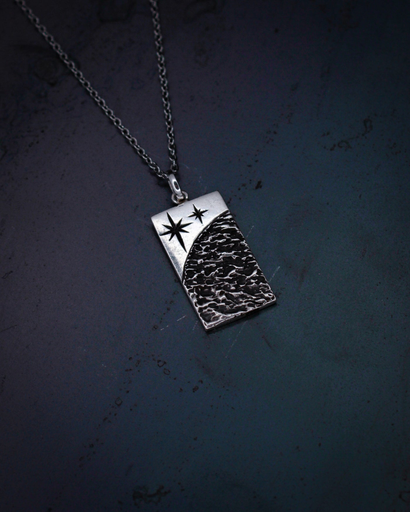 PLANET AND STARS PENDANT